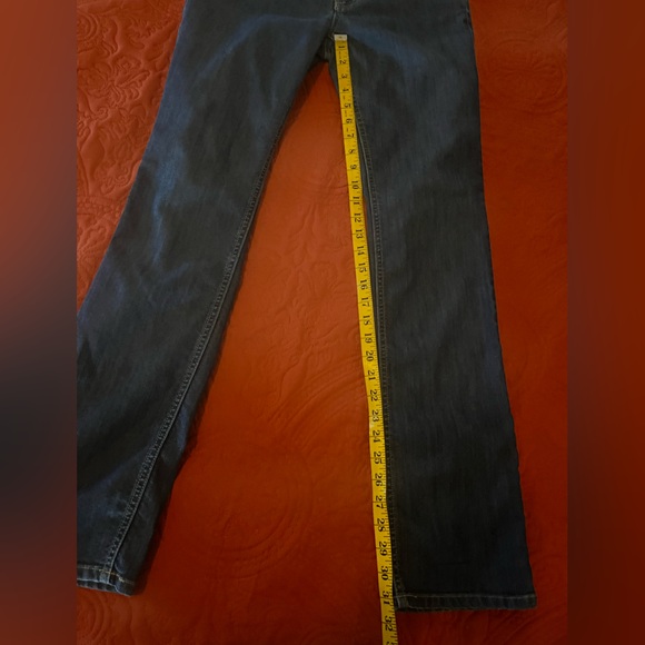 CAbi #334 “Lou Lou” Dark Blue Straight Leg Jeans, Size 6 - Picture 10 of 11